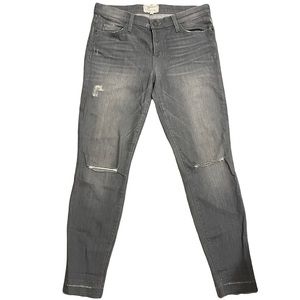 CURRENT/ELLIOT Distressed Grey Jeans Size 30